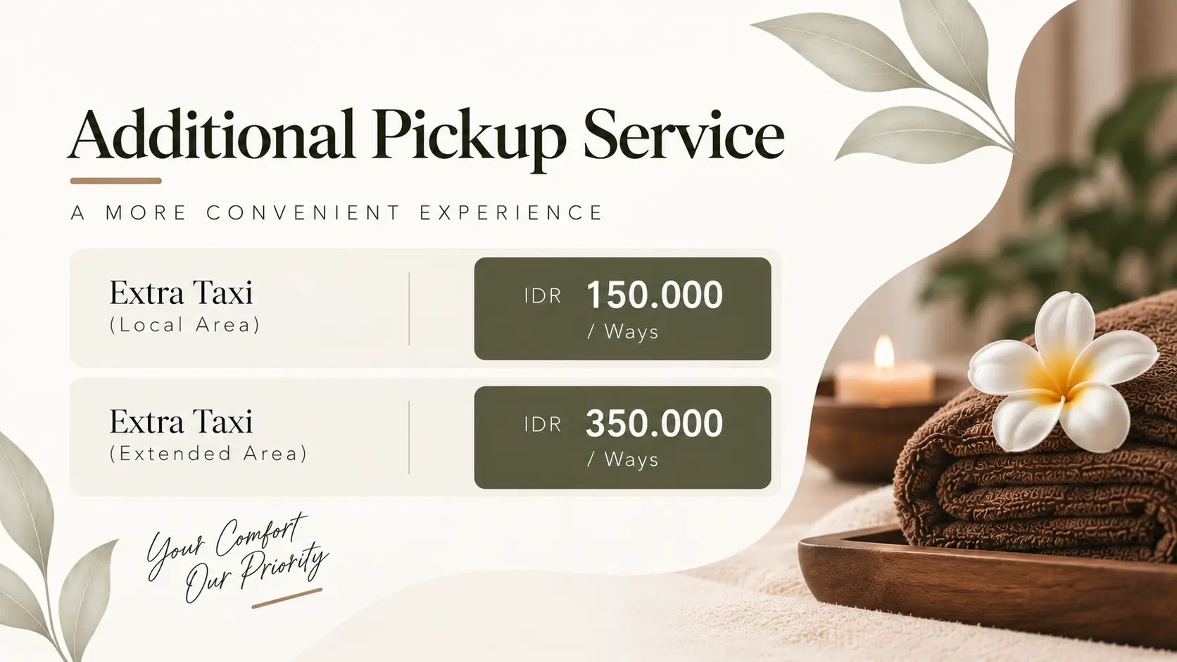 Additional pickup services